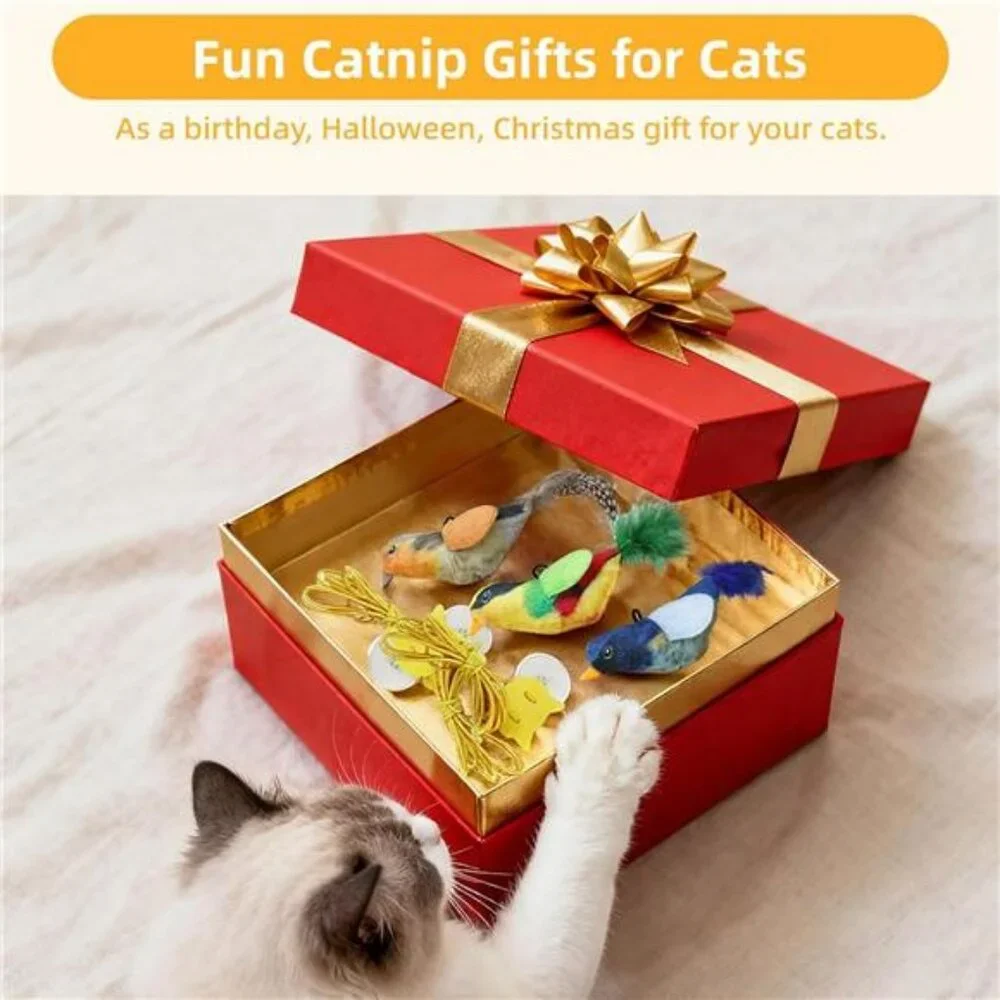 Interactive Cat Toys Bird Realistic Cat Interactive Toys for Indoor